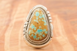 Genuine Number 8 Mine Turquoise Sterling Silver Ring